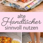In diesem Artikel zeige ich dir kreative Upcycling-Ideen für alte Handtücher. Von geflochtenen Badteppichen über selbst genähte Waschlappen und Körnerkissen bis hin zur wiederverwendbaren Küchenrolle und einer Strandtasche – hier findest du nachhaltige DIY-Projekte, mit denen du verschlissene Frottee-Handtücher sinnvoll weiterverwerten kannst.