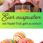Eier richtig auspusten für Ostern und gleichzeitig nichts verschwenden? 🥚🌸 Genau das geht hier. Du bekommst eine einfache Anleitung zum Ausblasen inklusive Aufhäng-Trick mit Streichholz und Bindfaden – perfekt für stabile Osterdeko. Und der Inhalt der Eier landet nicht im Müll, sondern wird direkt zu einem herrlich luftigen Biskuitboden verarbeitet. Ideal für Ostertorte oder Frühlingskuchen. So verbindest du Basteln, Backen und Nachhaltigkeit in einer einzigen Osteridee. 💛