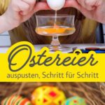 Ostern basteln macht am meisten Spaß, wenn es einfach bleibt. 🐣🥚 Hier findest du eine leicht verständliche Anleitung zum Eier auspusten – ideal auch mit Kindern. Schritt für Schritt erklärt, wie du Löcher stichst, das Ei sauber entleerst und es hygienisch ausspülst. Perfekt für Osterstrauch, Fensterdeko oder kreative Malideen. Und aus dem Inhalt backst du direkt einen fluffigen Biskuit.