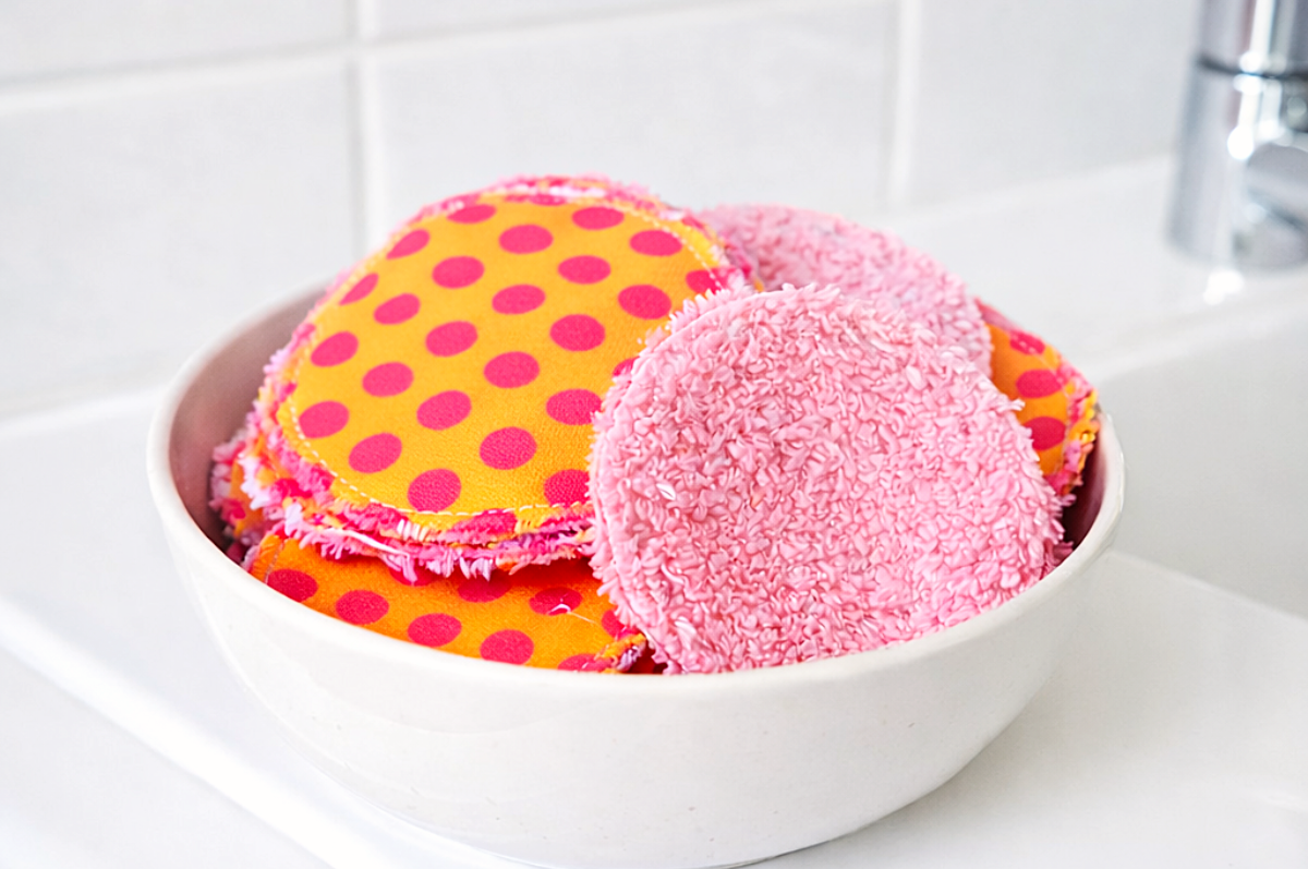 Handtuch Upcycling als Wattepads