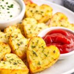 Herzkartoffeln, Pommes zum Valentinstag