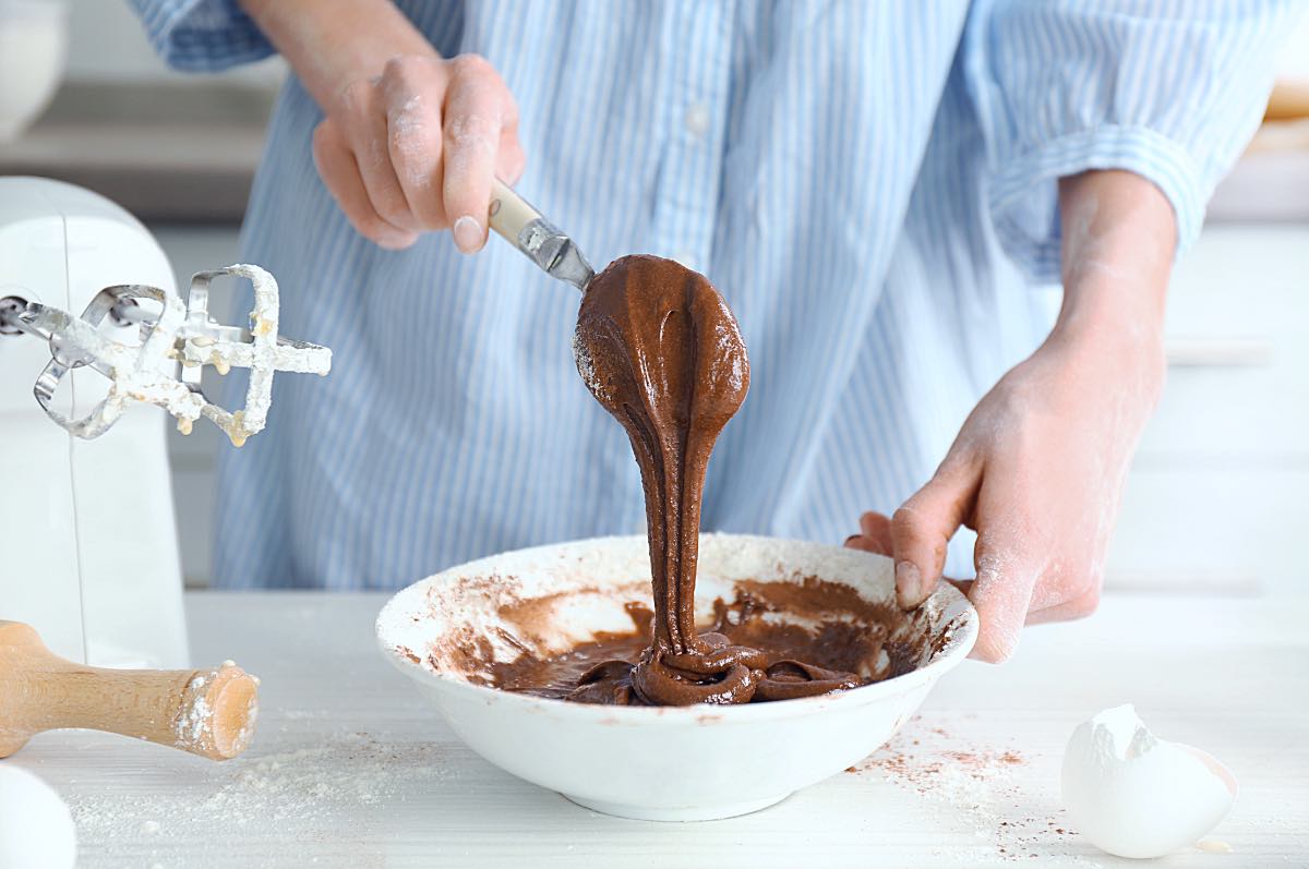 Wie kommt das Marmor-Muster in den Kuchen?