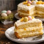 Ostertorte mit Kokos, Limette & Mango | Fruchtiger Südsee-Traum Ostertorte mit exotisch-fruchtiger Creme