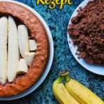 Zutaten für Maulwurfkuchen klassisch mit Banane und Sahne als beliebter Kuchenklassiker