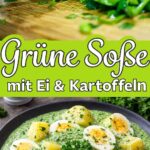 Frische Kräuter, cremige Soße und einfache Zutaten: Grüne Soße ist das perfekte Frühlingsrezept. Mit Eiern und Kartoffeln wird daraus ein leichtes, sättigendes Gericht. Ideal für die Saison, wenn Kräuter besonders aromatisch sind.