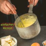 Sauce Hollandaise Rezept einfach und lecker. Im Artikel erfährst du, wie du die warme Buttersoße selbst machst und wozu sie passt. Ideal für Spargel, Aufläufe, Gemüsegerichte und festliche Essen.