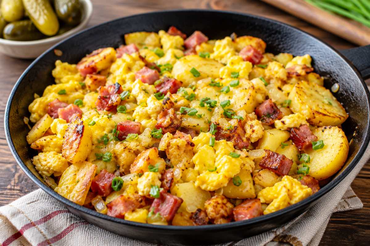 Einfaches Rept für Bauernfrühstück