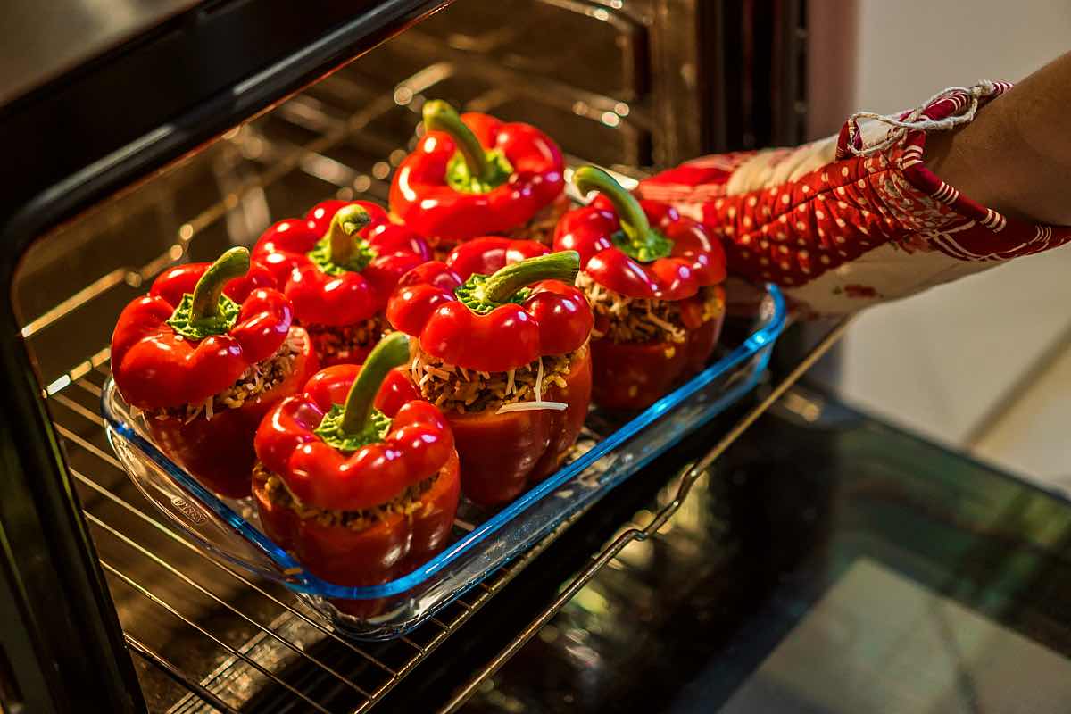 Paprika aus dem Ofen
