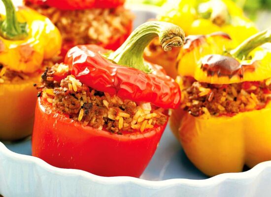 Rezept für gefüllte Paprika