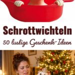 50 lustige Schrottwichteln Ideen für Weihnachten, Kollegen, Freunde und Familie. Kuriose Geschenkideen von kitschigen Dekofiguren über hässliche Haushaltsgegenstände bis zu skurrilen Fundstücken und völlig unnützen Geschenken. Inspiration für witzige Wichtelgeschenke, ausgefallene Schrottwichtel Geschenke und originelle Überraschungen bei der Weihnachtsfeier, im Büro oder beim Schrottwichteln mit Freunden.